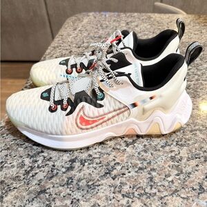 Nike Kids Sneakers - White, Black, and Red